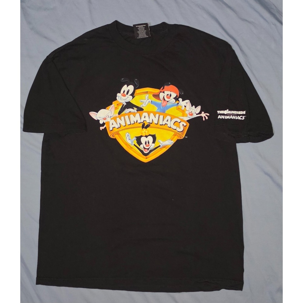 The Hundreds Animaniacs Graphic Black T shirt Limited Edition size XL
